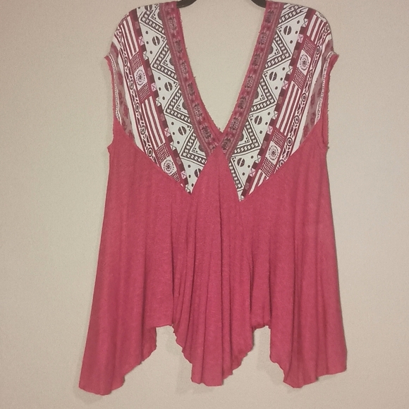 Free People Sleeveless Boho Top - Picture 1 of 6
